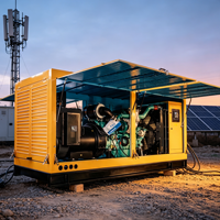 Generador Diésel Eléctrico Insonorizado Súper Silencioso 50Hz 60Hz Voltaje Personalizado con Panel de Control Inteligente ATS AMF Listo para Exportación