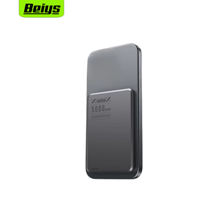Nuovo Power Bank Ultra-sottile in Lega di Alluminio da 10000mAh, Mini Caricatore Wireless Magnetico Rapido da 15W, Ricarica Bidirezionale Veloce da 5000mAh - Product Image 1