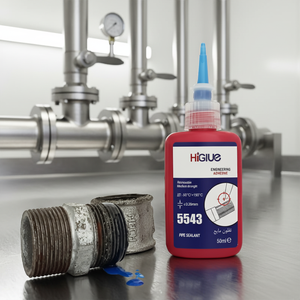 Fournisseur chinois 50ml Rouge Bleu 5543 Revêtement liquide PTFE Adhésif PTFE pour joints filetés - Product Image 4