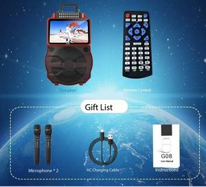 Altoparlante Bluetooth <span class=keywords><strong>con</strong></span> Schermo, Speaker per Esterni, Altoparlante Multimediale per Casa e KTV, Supporto USB/<span class=keywords><strong>MP3</strong></span>/AVI, Manopole di Regolazione del Volume - Product Image 4