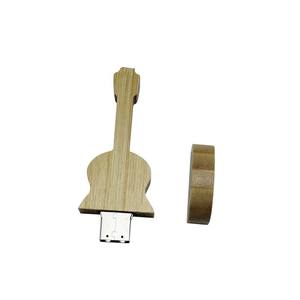 Memoria USB para guitarra, disco de madera con logotipo personalizado, 4GB, 8GB, 16GB, 32GB, 64GB, 128GB, <span class=keywords><strong>Flash</strong></span> USB de alta velocidad para regalo de boda - Product Image 2