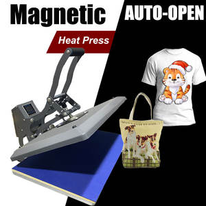 חם למכור 38 x38 40 x50 40 x60 אוטומטי חשמלי אוטומטי אוטומטי חולצה הדפסה חום סובלימציה מכונת העברת חום מכונת כביסה - Product Image 2