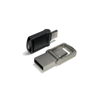 Nueva Mini Memoria USB Giratoria OTG Tipo-C 2.0/3.0 de 16GB-128GB, Memoria Flash Externa Metálica de 8g para Móvil y Portátil