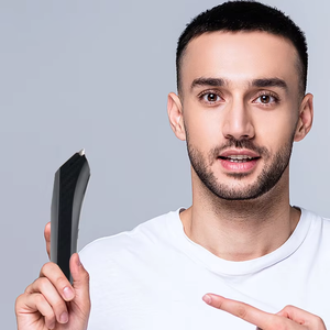 Recortadora de vello corporal para hombres, afeitadora de bolas con cuchilla de cerámica reemplazable, dispositivo de depilación de vello púbico e inguinal a prueba de agua, 600 mAh - Product Image 4