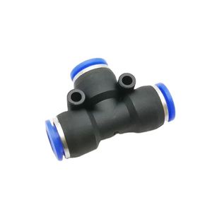 Raccord pneumatique en plastique PE à branchement rapide, connecteur à simple pression, 4-12 mm, tuyau d'air PU, raccord universel pour tuyau - Product Image 1
