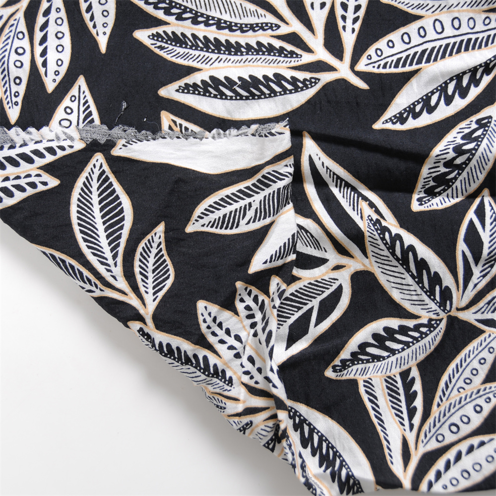 HIGH QUALITY RAYON NYLON WOVEN PRINT FABRIC for Garment