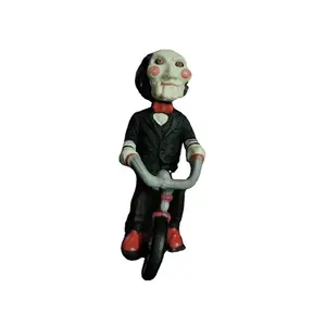 Horrorfilm Zag Billy Puzzel Killer Sleutelhanger Flexibele Telefoon Hanger Film Cartoon Figuur Vinyl Beeldje Model Halloween Cadeau