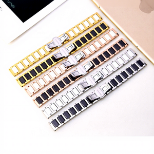 <span class=keywords><strong>Bracelet</strong></span> de luxe en céramique et acier inoxydable 316L de haute qualité à dégagement rapide 16 18 <span class=keywords><strong>20</strong></span> 22 <span class=keywords><strong>mm</strong></span> pour montre <span class=keywords><strong>GARMIN</strong></span> - Vente en gros usine - Product Image 4
