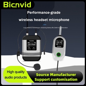Micrófono Lavalier Inalámbrico de Metal con Auriculares de Gancho, Cancelación de Ruido, Reverberación, Sistema de Voz y Canto, Universal JT-02 - Product Image 5