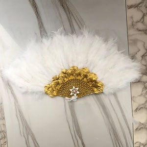 All'ingrosso colorato africano tradizionale di nozze grandi ventagli di <span class=keywords><strong>piume</strong></span> della <span class=keywords><strong>sposa</strong></span> decorazioni da <span class=keywords><strong>sposa</strong></span> ventagli piuma - Product Image 6
