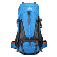 Nouveau Sac de Randonnée et d'Alpinisme Transfrontalier à Double Bretelle, Sac de Sport Imperméable 65+5L avec Bretelles Courbes, Vente en Gros