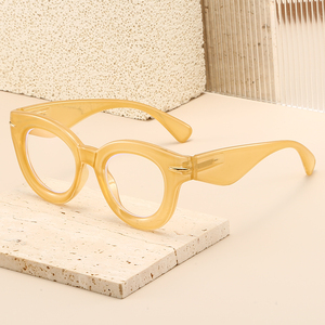 HS2217-1 unisexe rond lunettes de lecture 1pc cadre PC <span class=keywords><strong>presbytie</strong></span> lunettes correctives <span class=keywords><strong>pour</strong></span> hommes femmes cadre en verre - Product Image 2