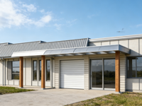 Villa préfabriquée moderne LGS, maison modulaire, installation rapide, structure en acier léger galvanisé haute résistance, hôtel, appartement