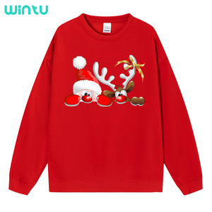 Felpa con cappuccio spessa vendita calda vestito natalizio ragazze felpa leopardata per le donne Terry - Product Image 2