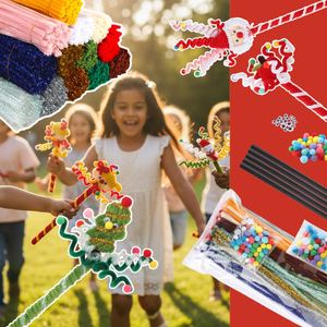 All-Purpose <b>Magic</b> Wand Workshop Pipe Cleaner Craft <b>Kit</b>-Modern Design Polyester Material for Christmas New Year Birthdays More - Product Image 3