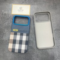 Coque de téléphone bicolore au design élégant, fine, antichoc, anti-rayures, anti-traces de doigts, protection intégrale de l'objectif pour iPhone