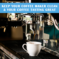 Tabletas Limpiadoras y Desincrustantes para Cafeteras con Certificación FDA y CE, Tabletas para Limpiar y Desincrustar Cafeteras