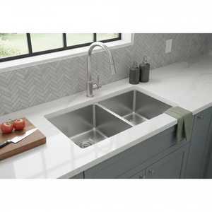 [BAEKJO] Évier de cuisine européen WBD832 avec des bacs profonds permettant une meilleure rétention de l'eau pendant le lavage - Product Image 3