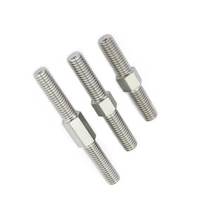 Barre filetée à double tête en acier inoxydable 304 M3 M4 M5 M6 M8, tige filetée à droite et à gauche, goujon à double extrémité - Product Image 2