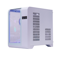 AntarcChill Wholesale Custom Desktop Gaming Computer PC Case With Transparent Side Glass Supports MATX ITX 240 Cooler PC Casing