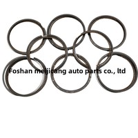 Ensemble piston moteur 5012362AE STD + jeu de segments de piston 5012364AD compatible avec Jeep Grand Cherokee Commander 4.7L V8 PowerTech