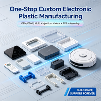 Composants de moulage par injection plastique OEM ODM personnalisés pour les appareils IoT, les appareils électroménagers et les accessoires électroniques grand public