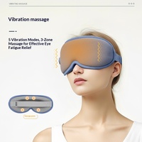 Masque de massage oculaire double usage, appareil de soin des yeux à température réglable, chauffage au graphène à 3 niveaux, chauffage programmé, chaleur apaisante