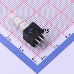 PB-22E85PA-S-14C-E-W Push Button Switch Through hole Component (THT) Switch 300mA 12V 2.5N 100000 - Product Image 2