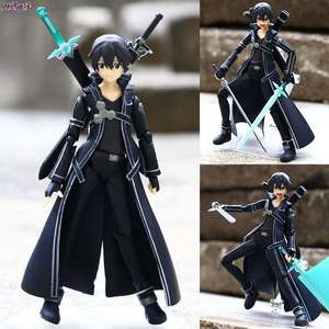 Nueva Figura de Acción de Alta Calidad de Sword Art <span class=keywords><strong>Online</strong></span> con Caja, Figma de 15 cm, Figura de Anime de Sword Art <span class=keywords><strong>Online</strong></span>, Asuna Kirito - Product Image 2