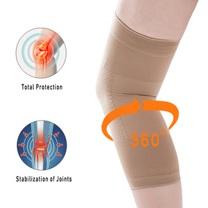Ginocchiera Sportiva a Compressione Professionale, Elastica, Traspirante, in Nylon Ecologico, Protezione per Stabilità Articolare e Lesioni - Product Image 2