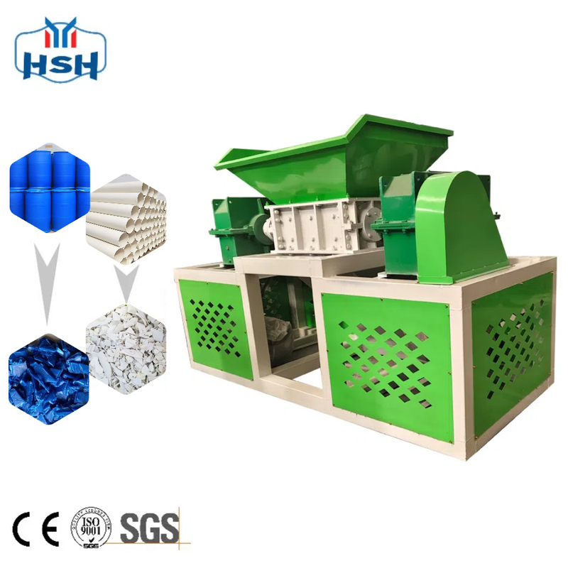 Automatic Single Shaft Plastic Shredder Grinder