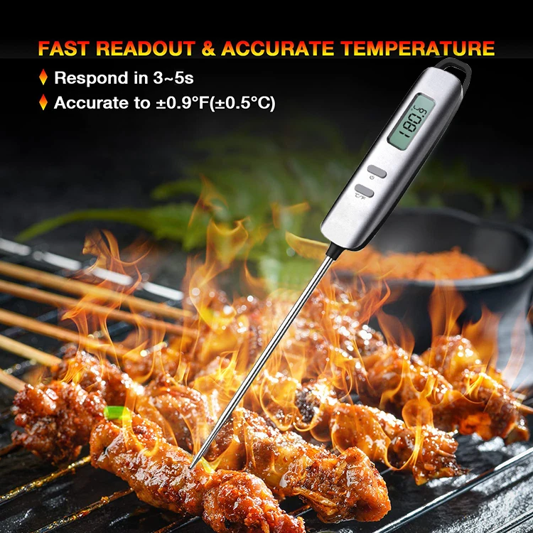 Portable Meat microwave thermometer wireless probe candy food kitchen cooking thermometer