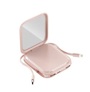 Regalos promocionales Lady Mirror Power Bank con cables integrados Carga rápida PD 22,5 W Paquete de batería <span class=keywords><strong>externa</strong></span> Power Bank para <span class=keywords><strong>iPhone</strong></span> - Product Image 5