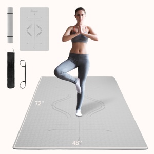 Nouveau design 72''*48'' Tapis de gym en NBR personnalisé, prix de gros, vente chaude YM02 - Product Image 1