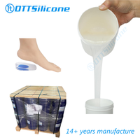 Silicone liquide de qualité médicale pour la fabrication de semelles intérieures en caoutchouc de silicone RTV-2