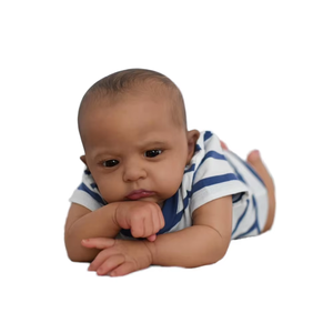 20 pouces Premium <span class=keywords><strong>Silicone</strong></span> <span class=keywords><strong>Reborn</strong></span> Doll Ultra-Soft Vinyl Lifelike Realistic Toy Game Cadeau pour tous les âges pour les garçons - Product Image 1