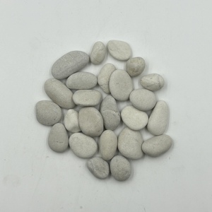 Wholesale Natural Pure Snow <strong>White</strong> Unpolished Washed River Stone <strong>Pebbles</strong> Cobbles Polished Finish Garden <strong>Landscape</strong> Park Decorative - Product Image 6