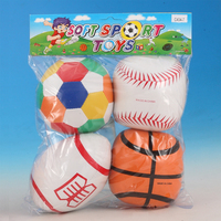 Lot de mini-ballons de sport en peluche, en PVC et coton PP, jouets moelleux en vrac pour enfants, ballons de jonglage