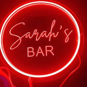 Letrero de barra personalizado 2024, ventana de cafetería minorista alimentada por USB, letrero abierto LED, letrero de bienvenida de <span class=keywords><strong>24</strong></span> <span class=keywords><strong>horas</strong></span> para decoración de tienda - Product Image 2