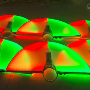 Ventilador LED Luminoso con Luz de Luna, Control de Programación de 433 MHz, Accesorios de Mano para Eventos de Actuación y Baile de Salón - Product Image 1