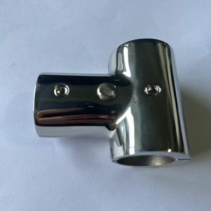 Raccord de bateau en acier inoxydable, connecteur à trois voies poli miroir de 25mm, pour la réparation et le remplacement de matériel marin - Product Image 2