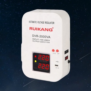 Monofásico Digital Automático 1kVA 2kVA 3kVA 5kVA Estabilizador de voltaje montado en la pared 220V AC Regulador de voltaje para toda la casa SVC SVR - Product Image 1