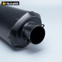 Nouveau silencieux d'échappement universel pour moto en carbone 51 mm N.L.K.HANN DB Killer Double trou ADV F800 F750 Z900 MT09 R7 MT03 ZX4R R6