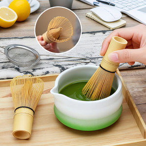 Kit de Matcha Portátil Personalizado, Juego de 6 Herramientas para Matcha con Soporte para Chasen, Tazón de Cerámica, Juego Japonés para Preparar Té - Product Image 2