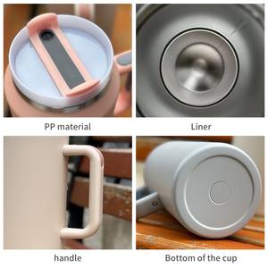 Termo con Mango <span class=keywords><strong>de</strong></span> Gran Capacidad para Acampar al Aire Libre, Botella <span class=keywords><strong>de</strong></span> Agua para Deportes, Taza <span class=keywords><strong>de</strong></span> Viaje con Pajita, 64oz, Novedad - Product Image 6