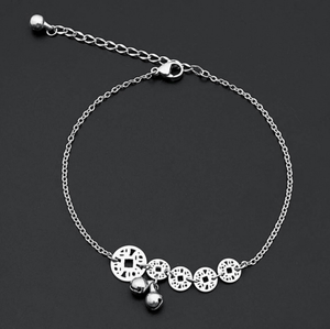 टाइटेनियम स्टील खोखले फैशन घंटी कंगन सेक्सी महिला पायल कोरियाई फैशन के सामान <span class=keywords><strong>DMB</strong></span> 537 - Product Image 1