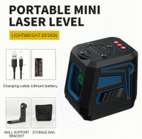Niveau laser vertical industriel à 2 lignes, niveau laser portable pour la décoration