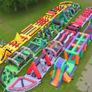 <span class=keywords><strong>Parc</strong></span> d'attractions gonflable commercial enfants adultes videur gonflable extérieur jeux de Sport parcours d'obstacles terrains de jeux <span class=keywords><strong>parc</strong></span> à thème - Product Image 2