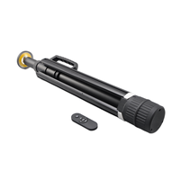 Fernbedienbare 2000 Lumen Zusammenklappbare LED-Stativleuchte für Werkstatt, Landschaft und Baustelle, Wiederaufladbare Batterie / Akkupack