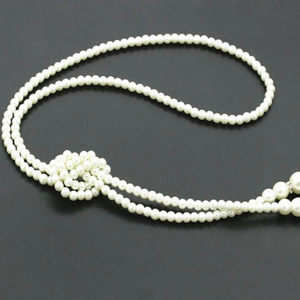 Collana lunga a catena maglione di perle a più strati alla moda all'ingrosso per fidanzamento o regalo di anniversario - Product Image 6